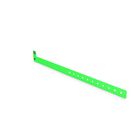 Green Vinyl Wristband Plain Open Standing PNG & PSD Images