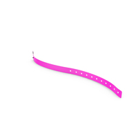 Pink Vinyl Wristband Plain Wavy PNG & PSD Images