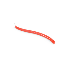 Red Vinyl Wristband Plain Wavy PNG & PSD Images