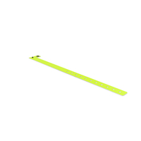 Yellow Vinyl Wristband Plain Open On The Ground PNG & PSD Images