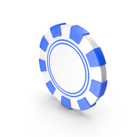 Casino Coin Blue PNG & PSD Images