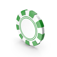 Casino Coin Green PNG & PSD Images