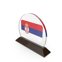 Serbia Flag Trophy PNG & PSD Images