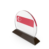 Singapore Flag Trophy PNG & PSD Images