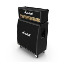 Marshall Guitar Amplifier and Cabinet PNG & PSD Images