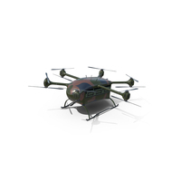Medical Evacuation Drone and Stretcher PNG & PSD Images