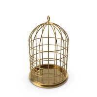 Gold Birdcage PNG & PSD Images