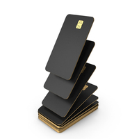 Bank Card Stack PNG & PSD Images