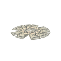 Circular Arranged US 50 Dollars Notes PNG & PSD Images