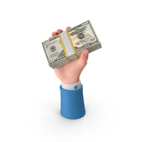 Raising Hand Win Us 50 Dollars Money PNG & PSD Images