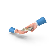 Taking Help Hand loan US 50 Dollars Money PNG & PSD Images
