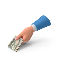 Two US 50 Dollars Notes Giving Hand PNG & PSD Images