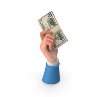 US 50 Dollars Lot Holding Right Hand Money PNG & PSD Images