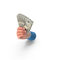 Us 50 Dollars Notes Holding Hand Money PNG & PSD Images