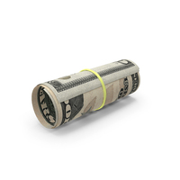 Us 50 Dollars Notes Bill Roll PNG & PSD Images