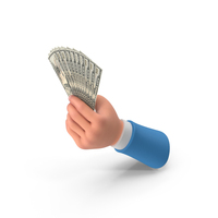 US 50 Dollars Notes Holding Hand Money PNG & PSD Images