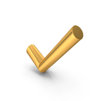 Right Checked Verified Mark Icon Gold PNG & PSD Images