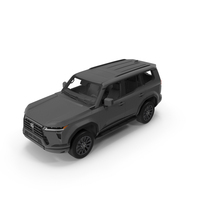 Lexus GX 550 SUV 2024 Gray PNG & PSD Images
