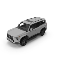 Lexus GX 550 SUV Eminent Atomic Silver PNG & PSD Images