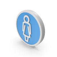 Female Women Blue Coin PNG & PSD Images