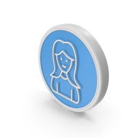 Girl Female Blue PNG & PSD Images