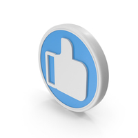 Like Thumbs Up Blue PNG & PSD Images