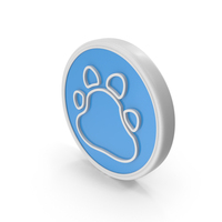 Paw Pet Animal Blue PNG & PSD Images