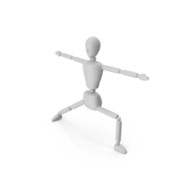 Warrior Pose Stickman PNG & PSD Images