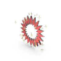 Frame With Stars Metallic PNG & PSD Images