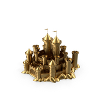 Gold Castle PNG & PSD Images