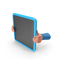 Hand Holding Square Frame Black PNG & PSD Images