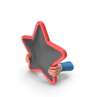 Hand Holding Star Black PNG & PSD Images