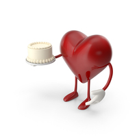 Heart With Cake PNG & PSD Images