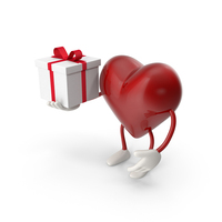 Heart With Gift Box PNG & PSD Images