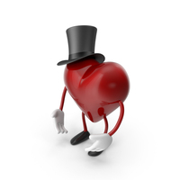 Heart With Hat PNG & PSD Images