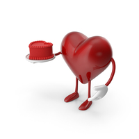Heart With Red Cake PNG & PSD Images
