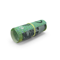 100 Australian Dollar Bill Roll PNG & PSD Images