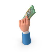 Australian Dollar Lots Holding Hand Money PNG & PSD Images