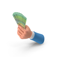 Australian Dollar Notes Holding Hand Money PNG & PSD Images