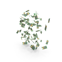 Few Australian Dollar Notes Falling Money PNG & PSD Images