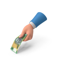 Left hand Giving Australian Dollar Note Money PNG & PSD Images