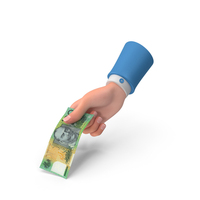 Right Hand Giving Australian Dollar Note Money PNG & PSD Images