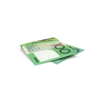 Single 100 Australian Dollar Fold Ground PNG & PSD Images