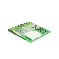 Single 100 Australian Dollar Proper Fold Ground PNG & PSD Images