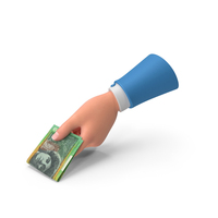 Two 100 Australian Dollar Giving Hand PNG & PSD Images