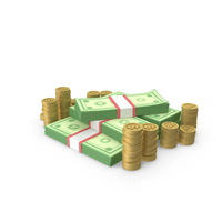 Money With Coins PNG & PSD Images