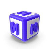 Alphabet M Colored Icon PNG & PSD Images