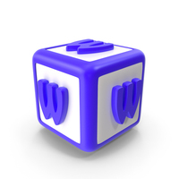 Alphabet W Coloured Icon PNG & PSD Images
