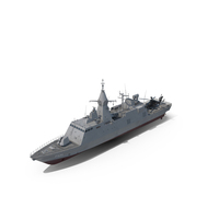 Baynunah Class Corvette With Euro Copter Tiger EC665 PNG & PSD Images
