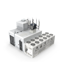 Commercial Building Rooftop Air Conditioning Units Equipment PNG & PSD Images